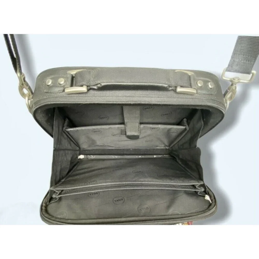 Dell Genuine 15” Briefcase Laptop Canvas Bag Black